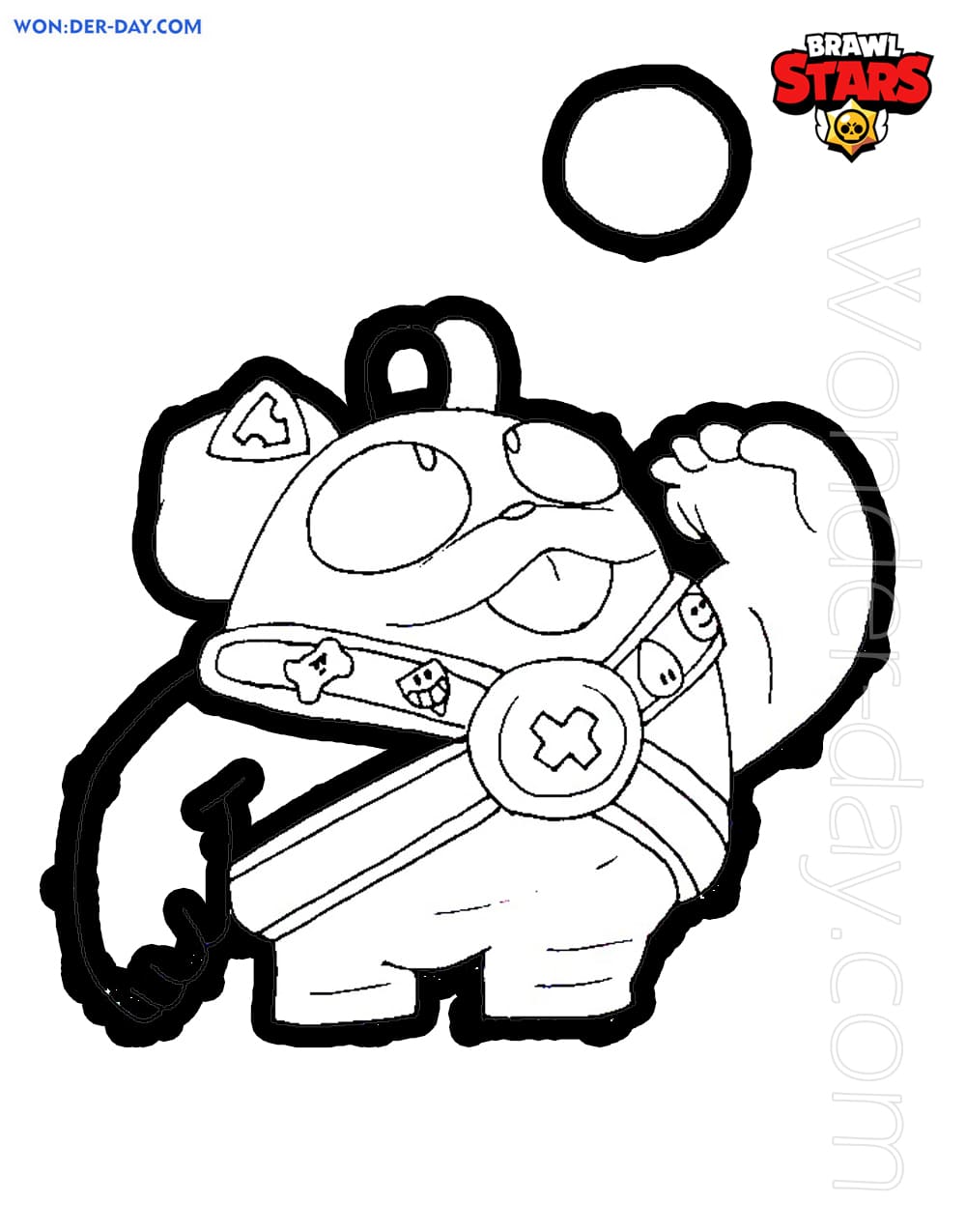 Squeak Brawl Stars Coloring Pages Wonder Day Coloring Pages For Children And Adults - coronel ruffs brawl stars para colorear