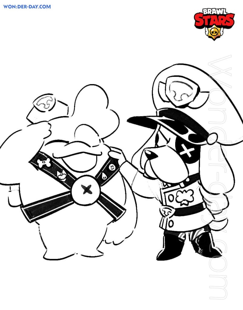 Squeak Brawl Stars Coloring Pages