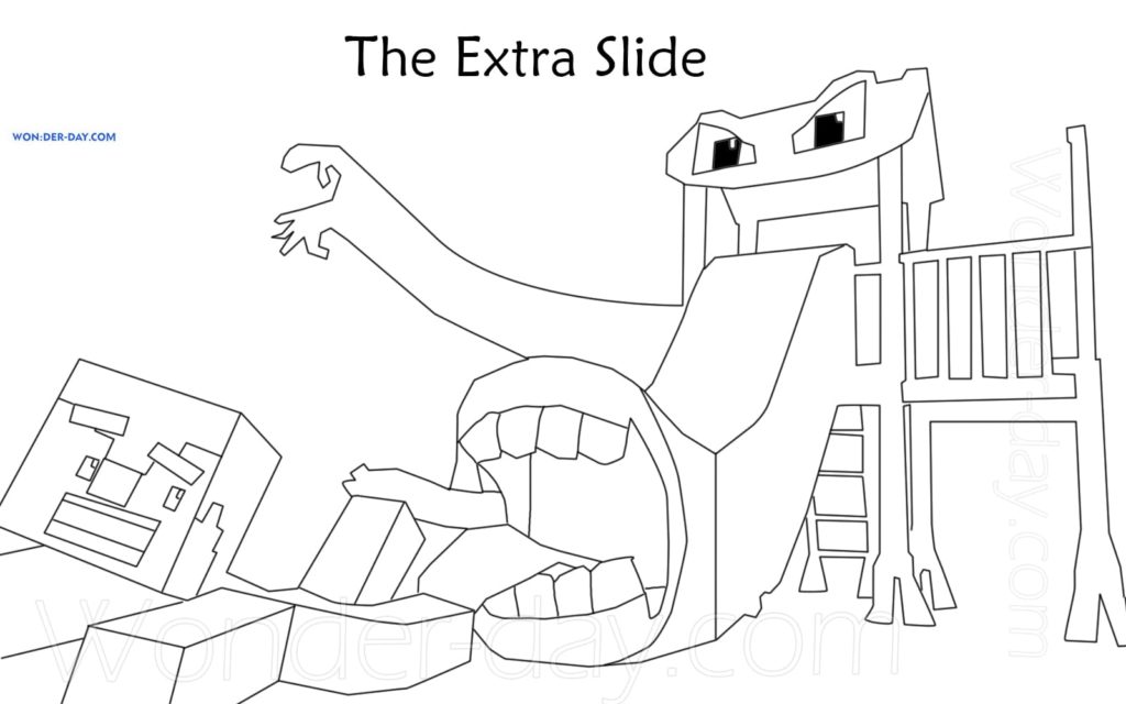 Desenhos de Extra Slide para colorir