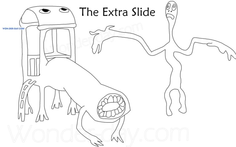 The Extra Slide Coloring pages - Free coloring pages