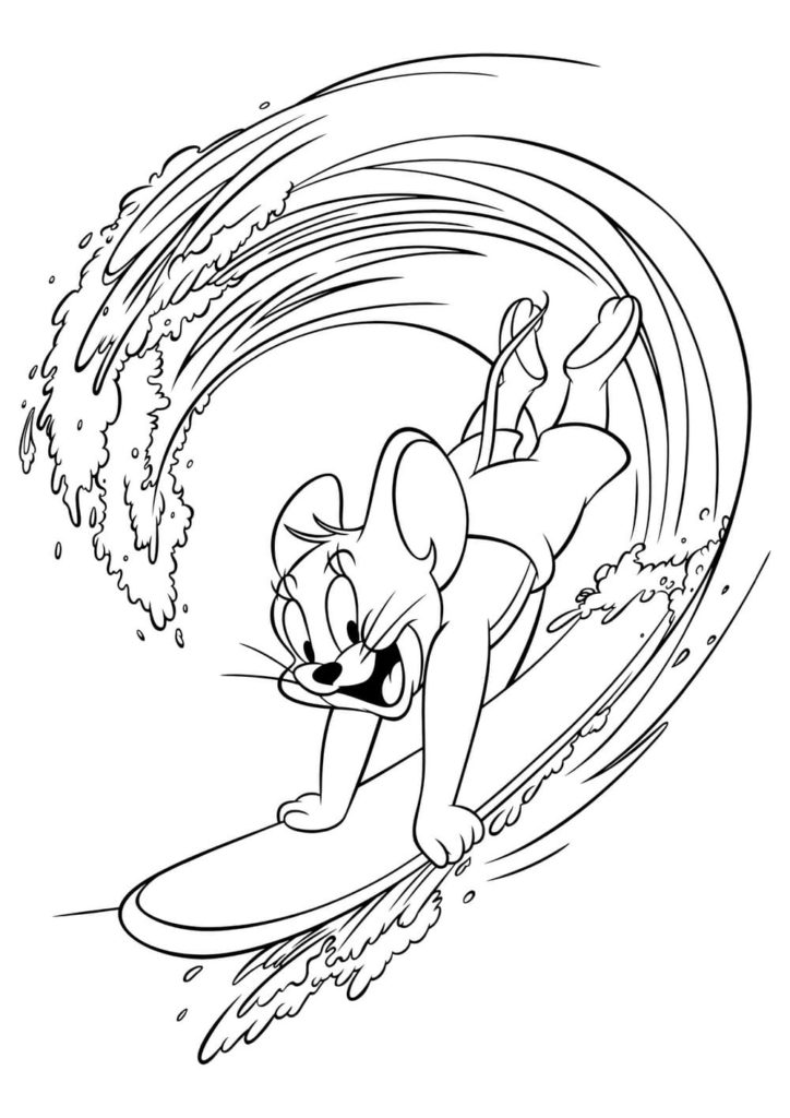 Dibujos de Tom y Jerry para colorear