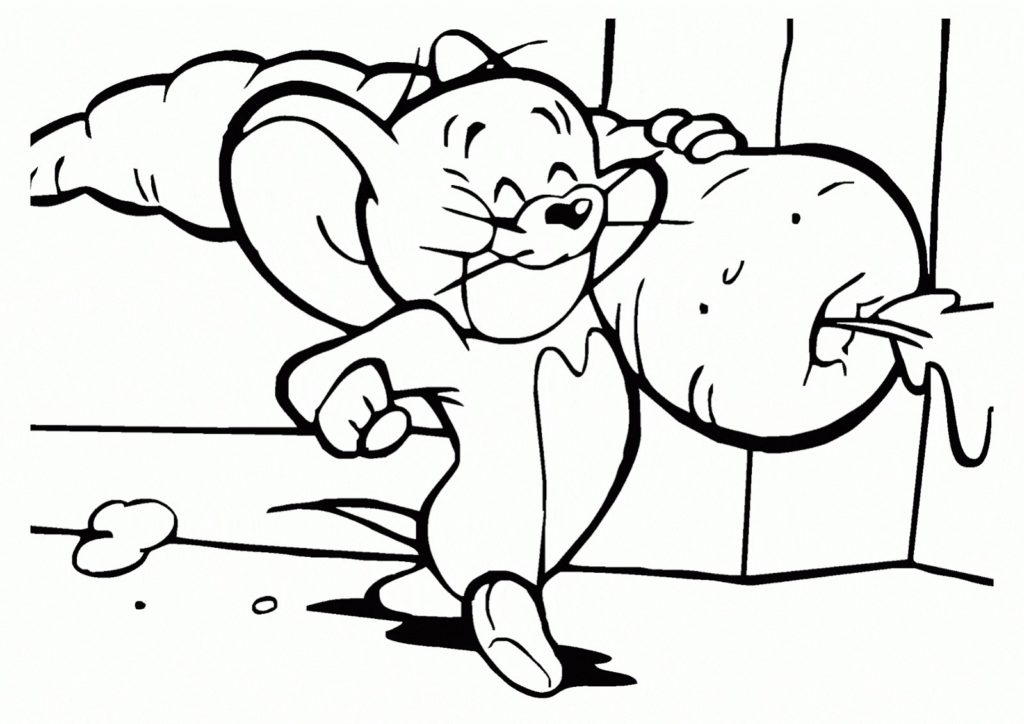Ausmalbilder Tom und Jerry - 100 Kostenlose Ausmalbilder