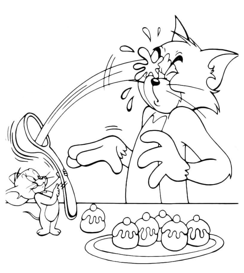 Disegni da colorare di Tom e Jerry
