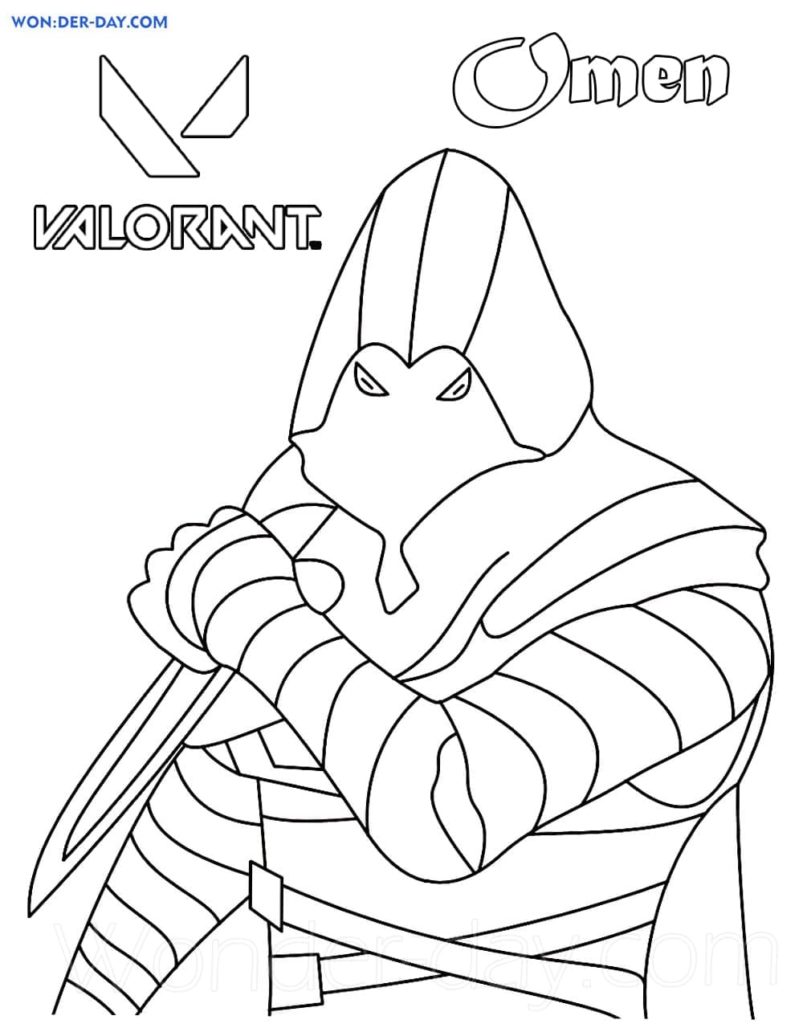 Valorant coloring pages