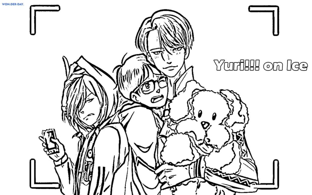 Yuri On Ice Coloring Pages