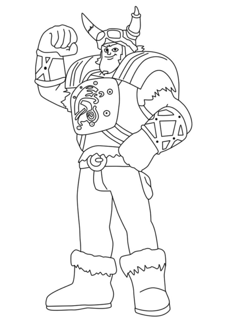 Coloriage Zak Storm