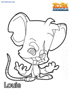 Zooba Coloring Pages - Free coloring pages for Kids