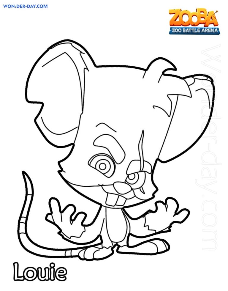Zooba Coloring Pages - Free coloring pages for Kids