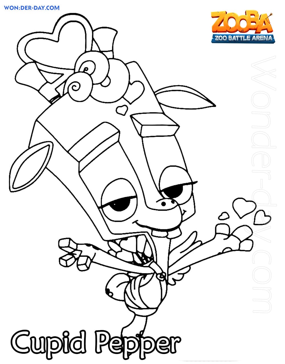 Zooba Coloring Pages - Free coloring pages for Kids