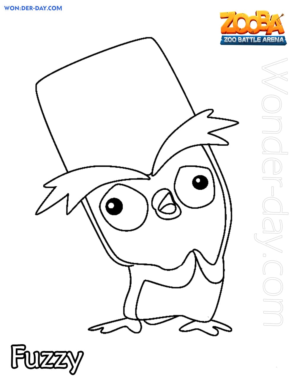 Printable Zooba Coloring Pages - Free Wallpapers HD