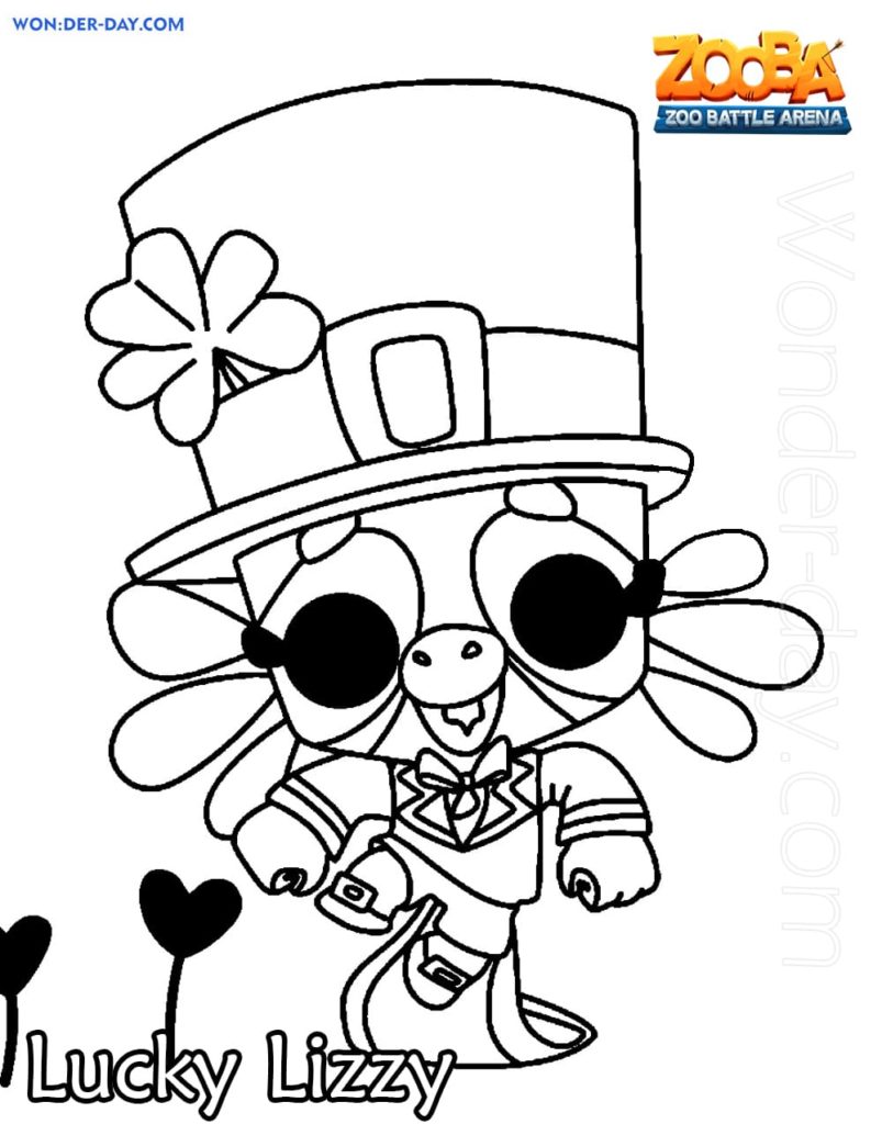 Zooba Coloring Pages - Free coloring pages for Kids