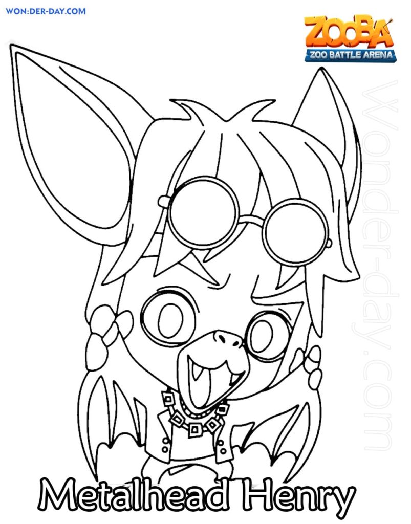 Coloriage Zooba