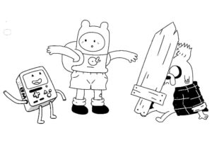 Adventure Time coloring pages | 110 Printable coloring pages