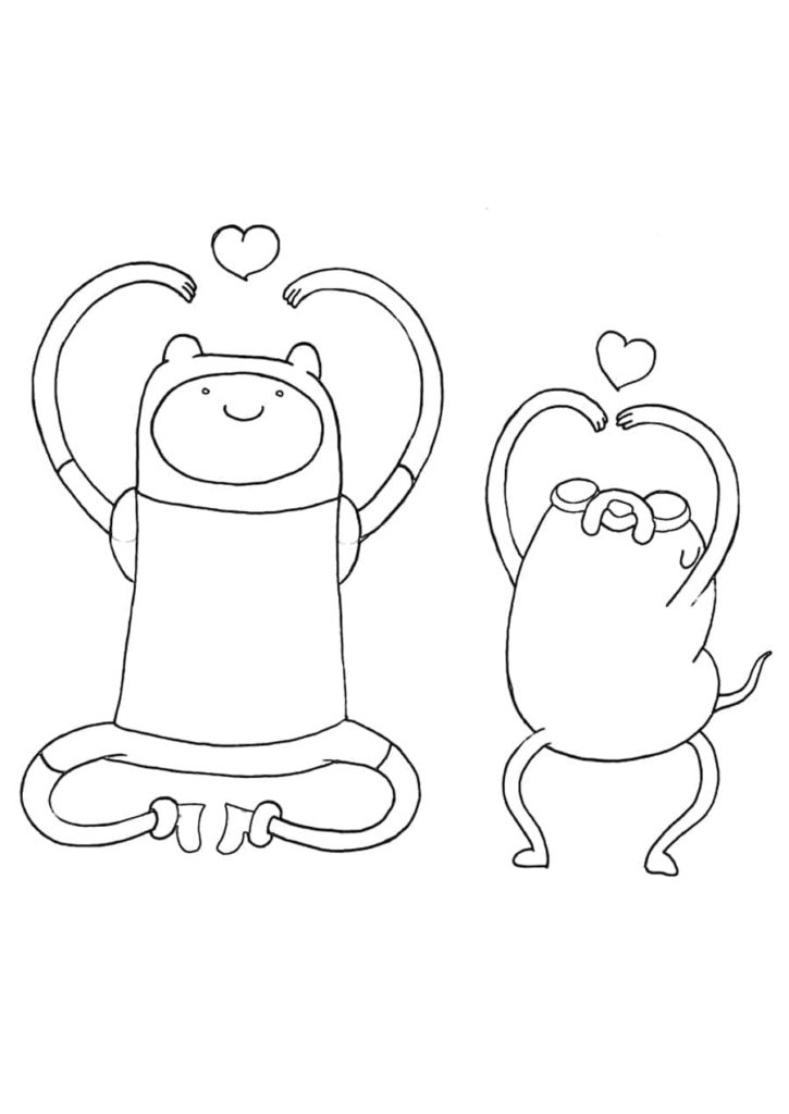 Adventure Time coloring pages