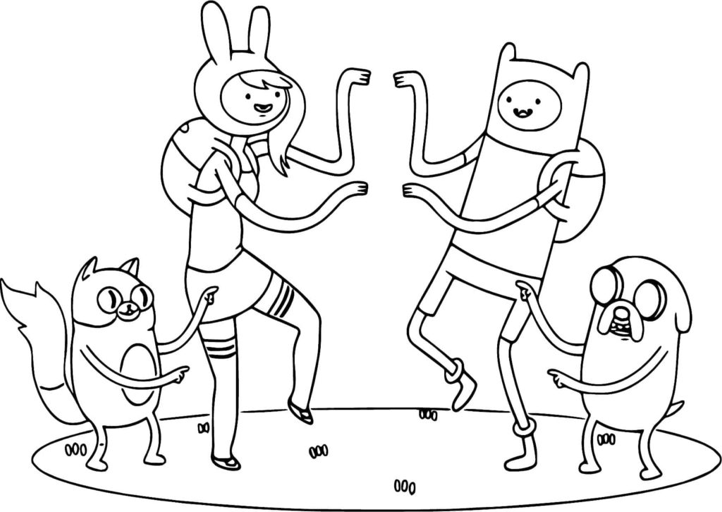 Coloriage Adventure Time