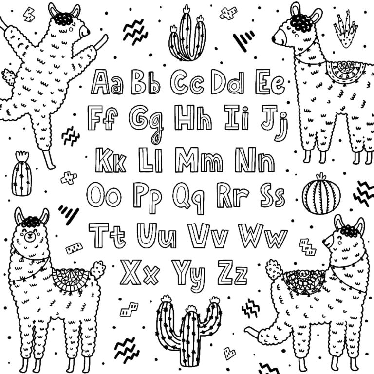 Animal Alphabet Letters Coloring Pages | Free printable coloring pages