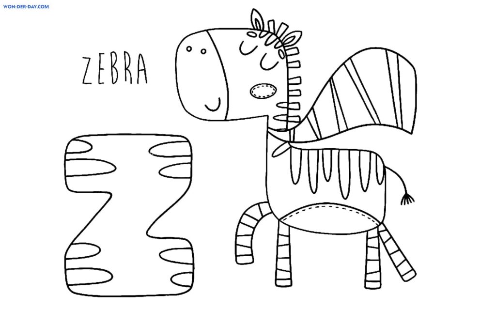 Coloriages l'alphabet des animaux