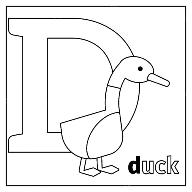 Animal Alphabet Letters Coloring Pages | Free printable coloring pages