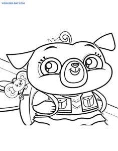 Chip and Potato Coloring Pages - Printbale coloring pages