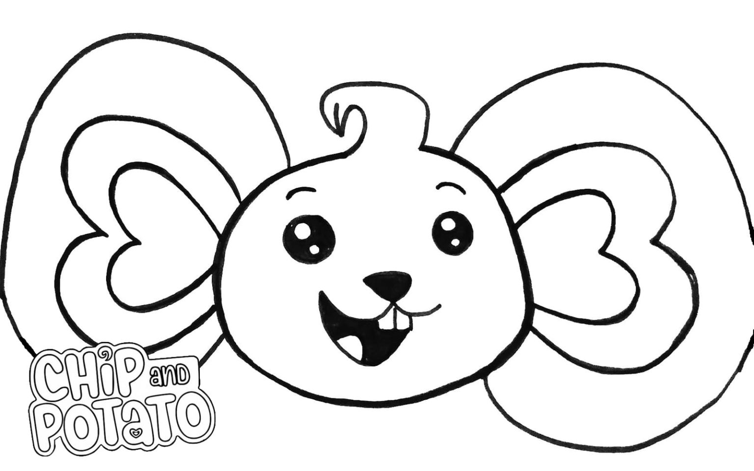 Chip and Potato Coloring Pages - Printbale coloring pages