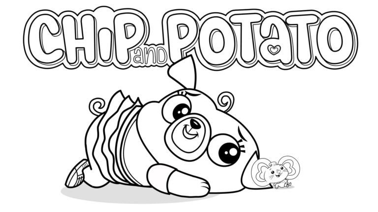 Chip and Potato Coloring Pages - Printbale coloring pages