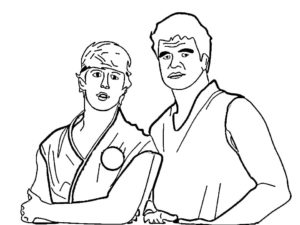 Dibujos de Cobra Kai para colorear | WONDER DAY — Dibujos para colorear