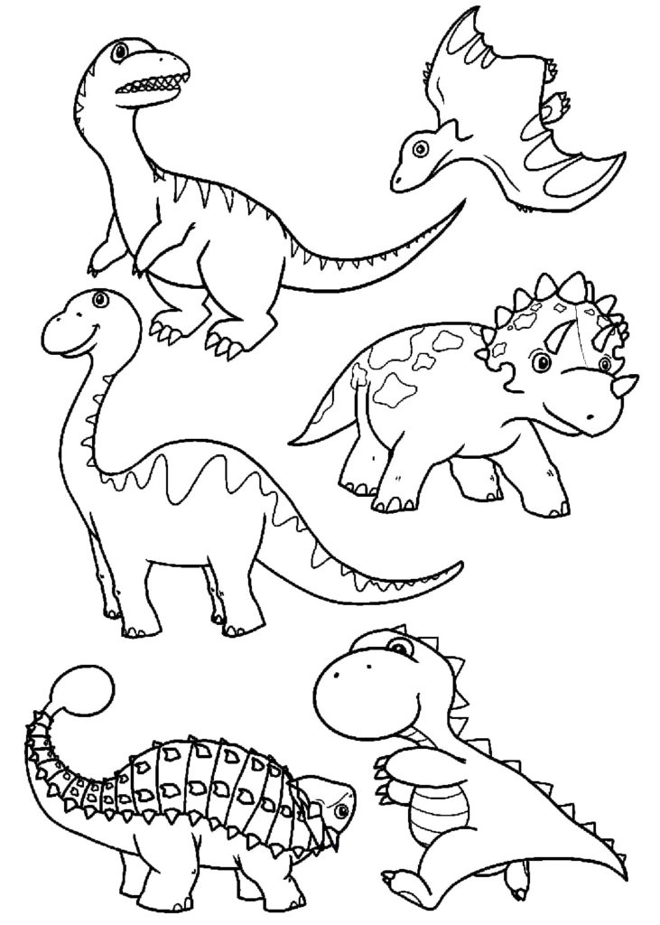 Ausmalbilder Dinosaurier
