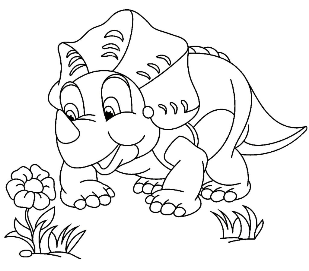 Desenhos de Dinossauros para colorir