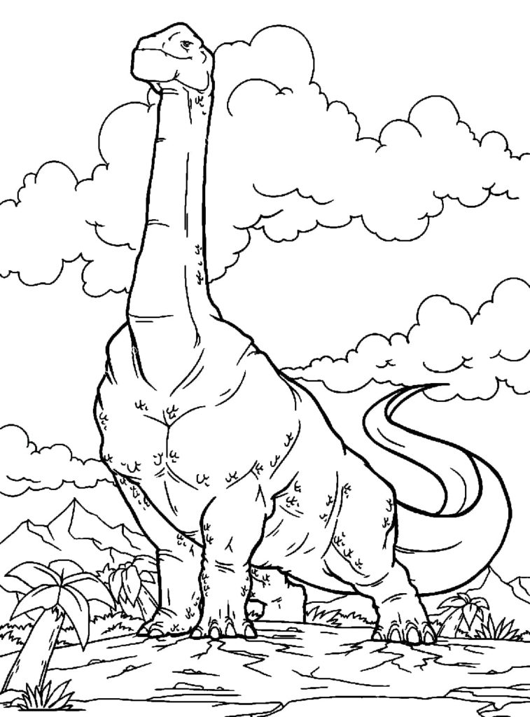Ausmalbilder Dinosaurier
