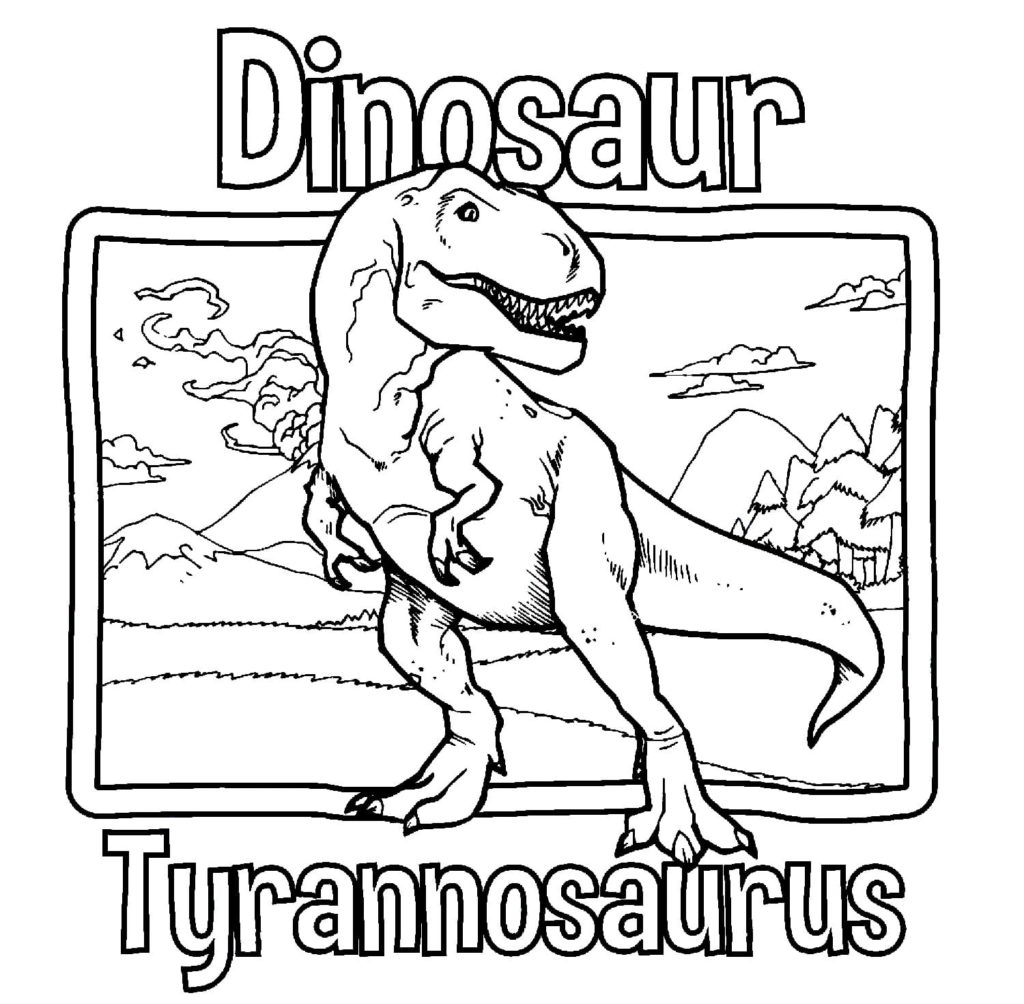 Coloriage Dinosaure