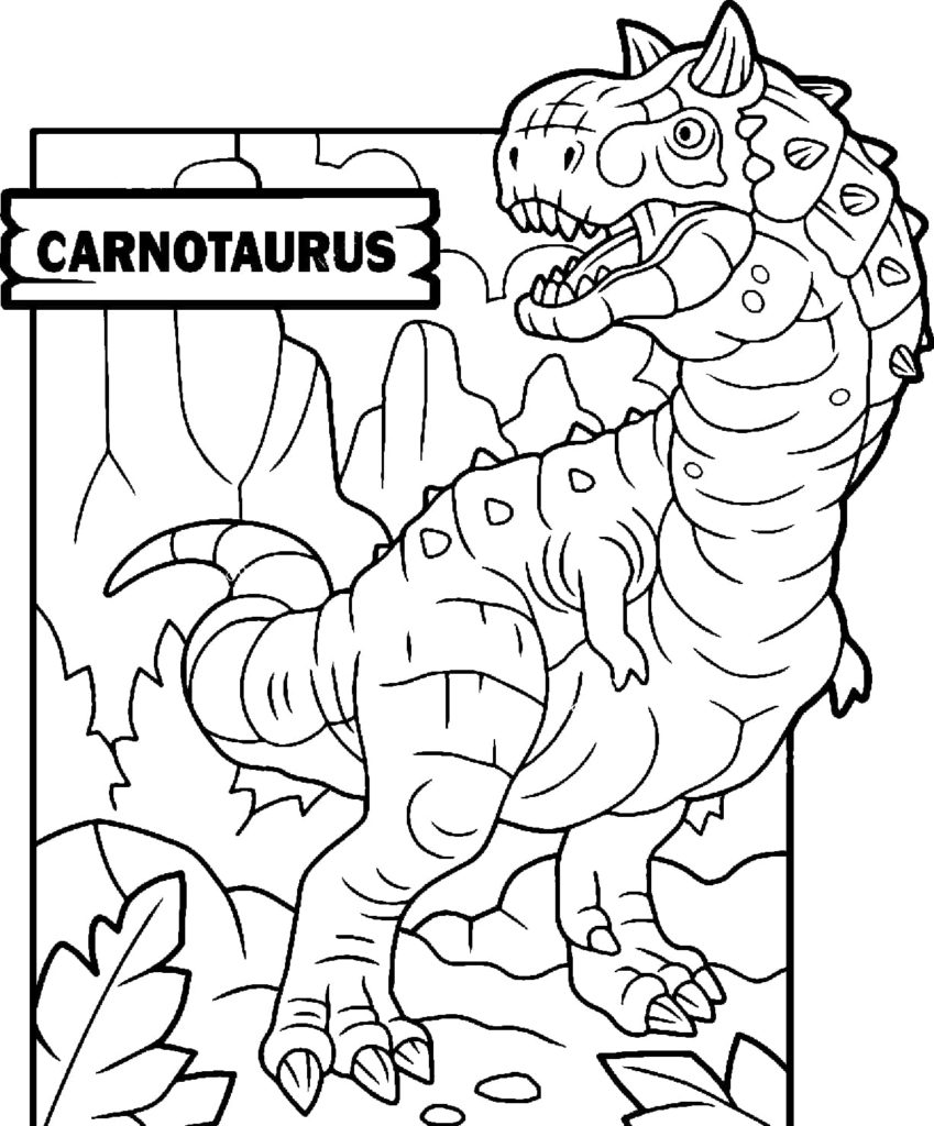 Dibujos de Dinosaurios para colorear | 120 Páginas para colorear gratis