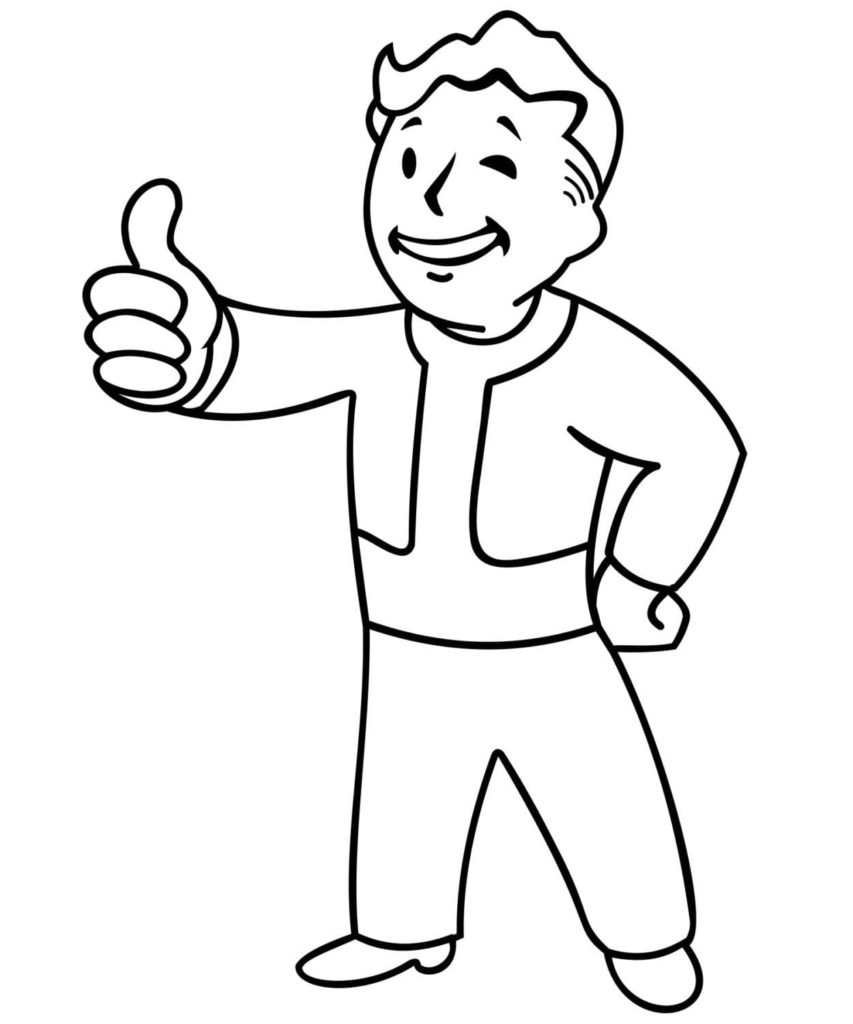 Desenhos de Fallout 4 para colorir