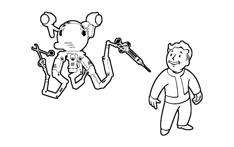 Fallout 4 coloring pages