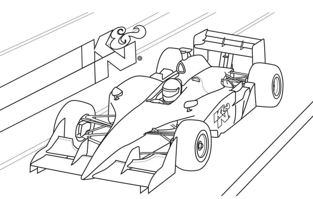 Coloriage Formule 1