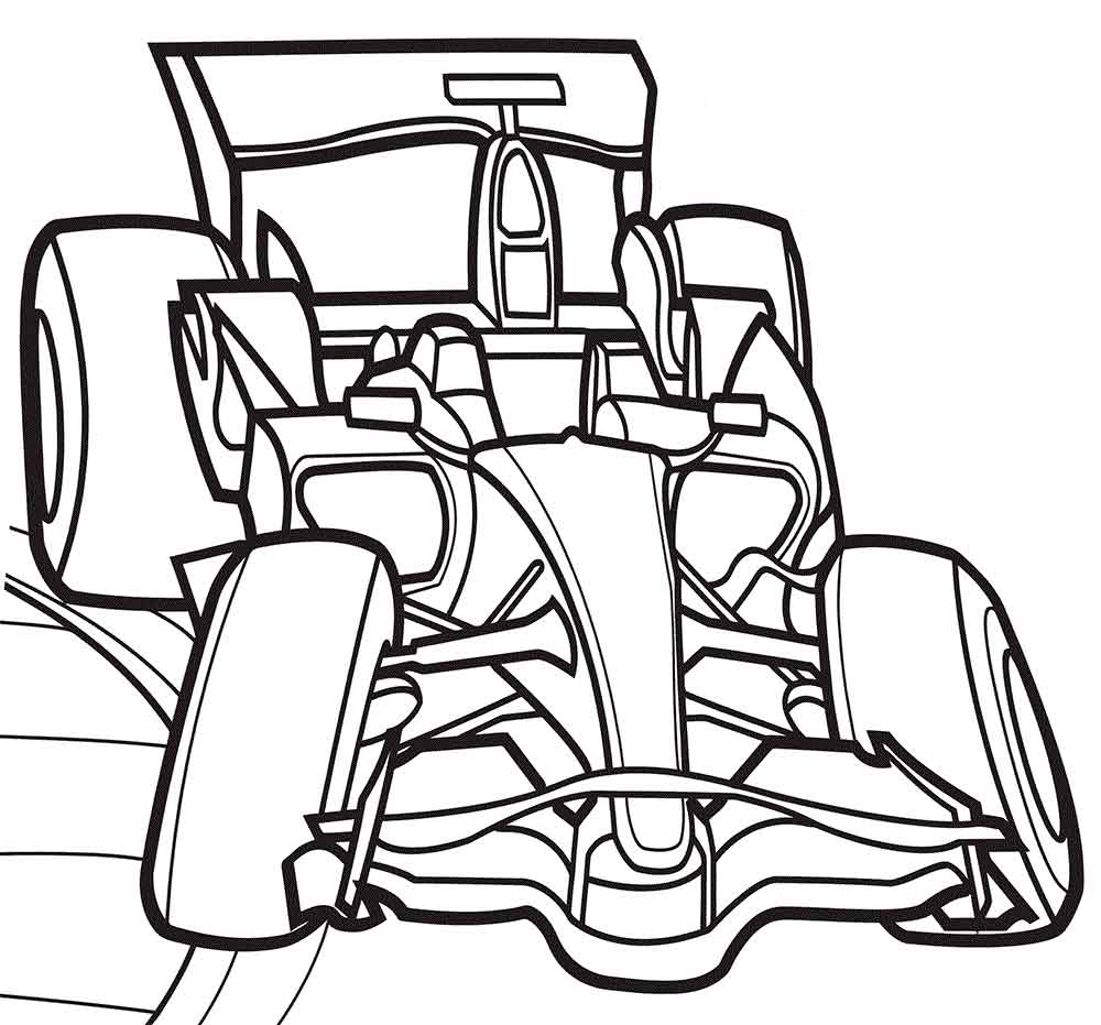 Ausmalbilder Formel 1