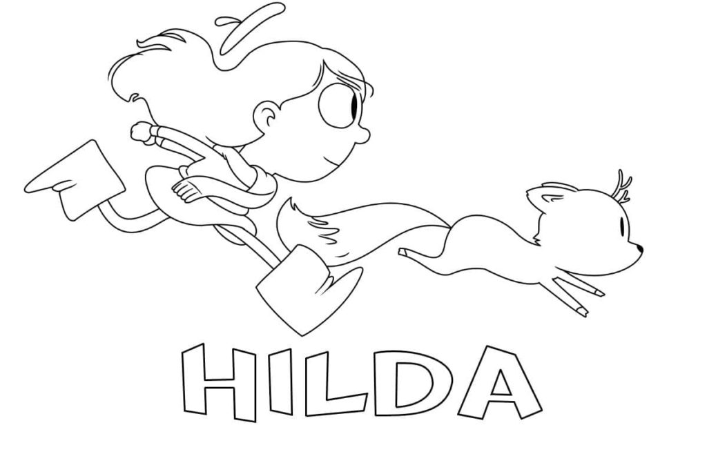 Ausmalbilder Hilda
