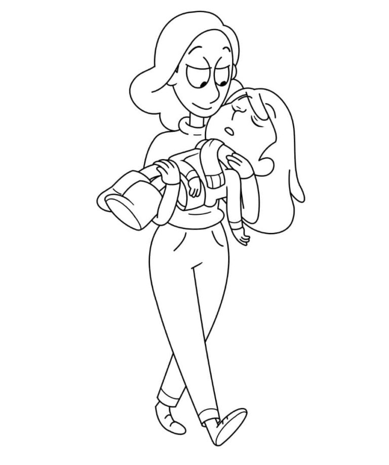 Hilda Coloring Pages - Printable coloring pages | WONDER DAY — Coloring