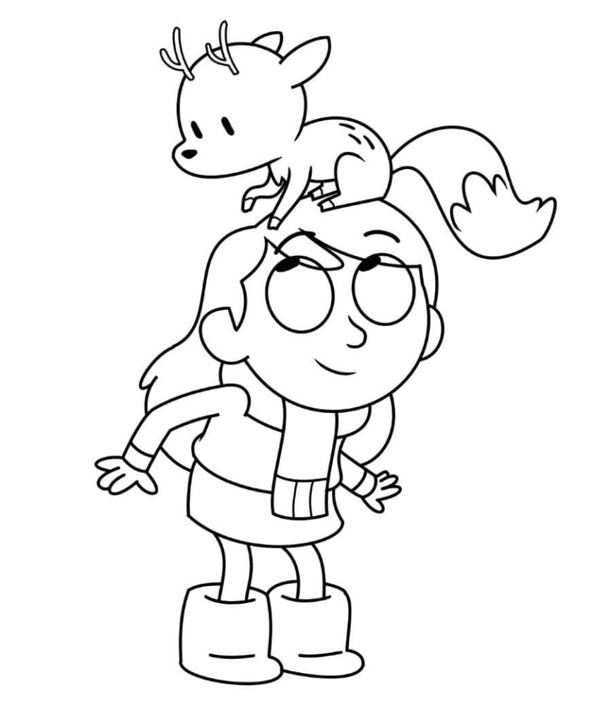 Hilda Coloring Pages