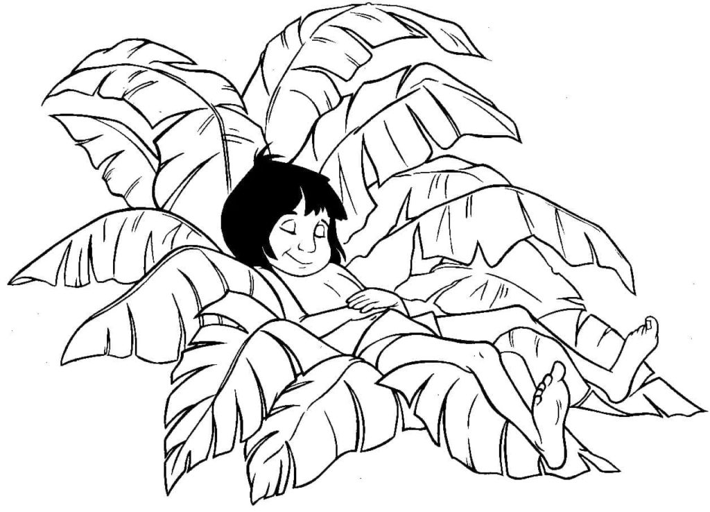 Desenhos de O livro da selva para colorir