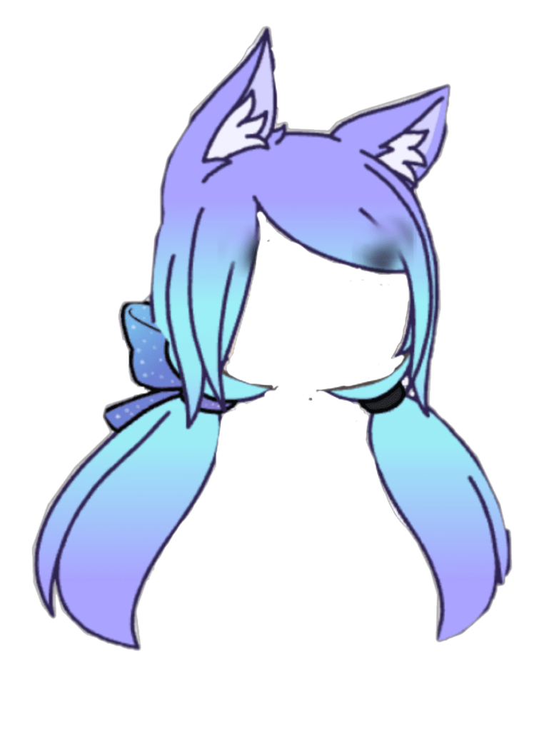 Gacha Life Hair Transparent Background Png Okerapopto