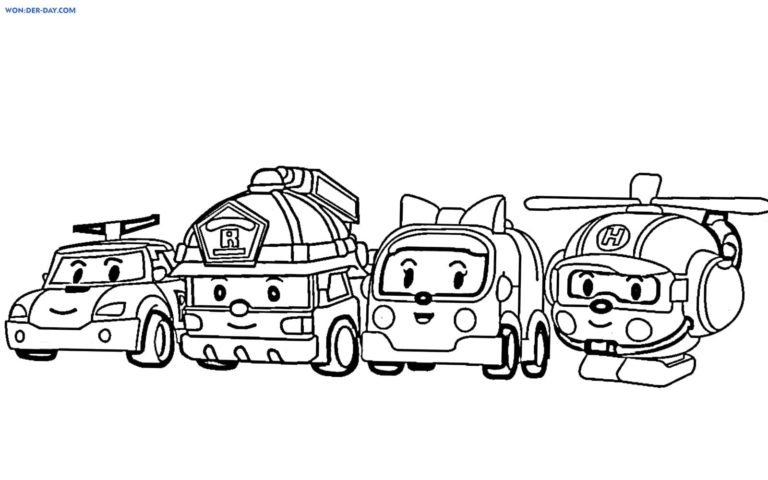 Robocar Poli coloring pages | Coloring pages for Kids