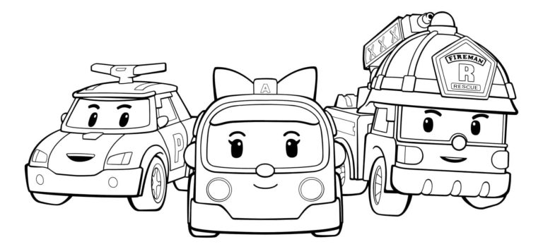 Robocar Poli coloring pages | Coloring pages for Kids