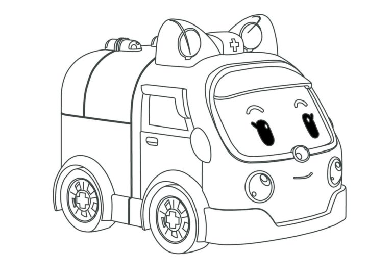 Robocar Poli coloring pages | Coloring pages for Kids