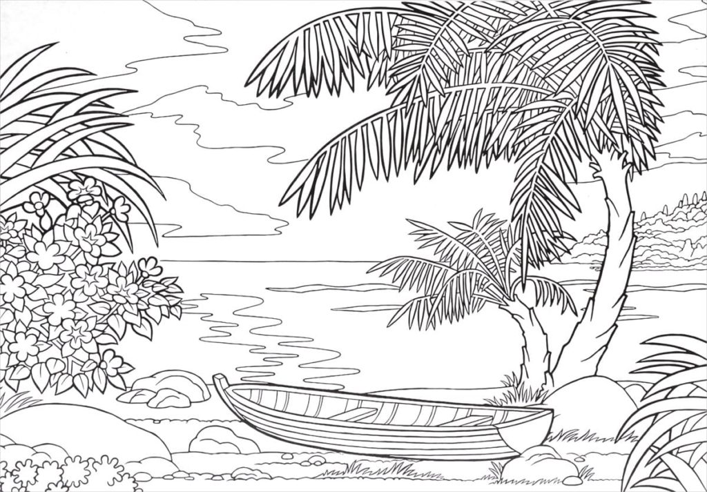 Desenhos do Mar para colorir