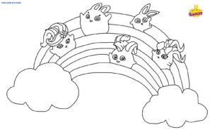 Sunny Bunnies Coloring Pages - Printable coloring pages