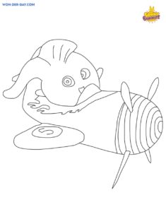 Sunny Bunnies Coloring Pages - Printable coloring pages