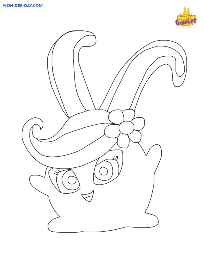 Desenhos de Sunny Bunnies para colorir