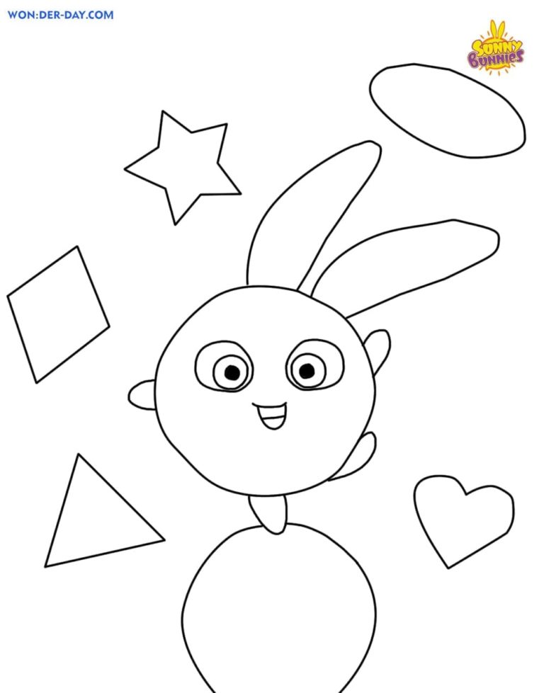 Sunny Bunnies Coloring Pages - Printable Coloring Pages