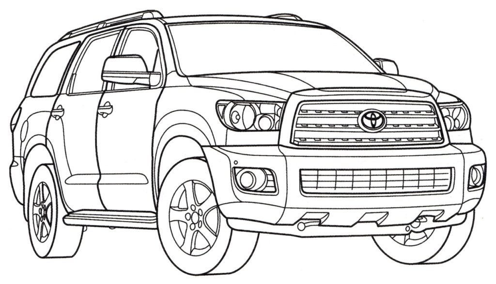 Dibujos de Toyota Para Colorear