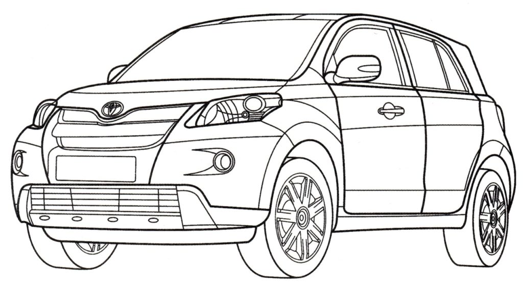 Desenhos de Toyota para colorir